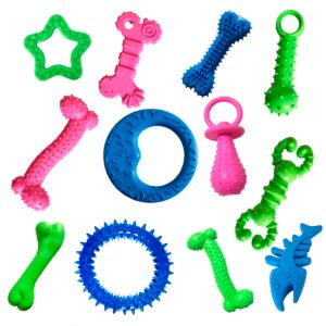 Kit 4 Mordedores Borracha Pet Rígidos Sortidos Brinquedo para Cachorro