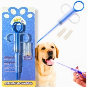 Aplicador De Comprimidos Remédios Cães Gatos Pet Seringa