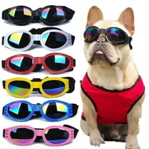 Óculos De Sol Pet Estilo Motoqueiro Para Cães Gato Cachorro