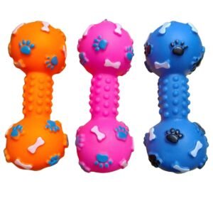 CT Halter Brinquedo de borracha com apito cães