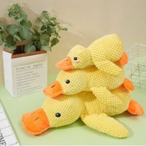 Pato P 25 cm Com Som de Pato Brinquedo de Pelúcia Para Cachorro
