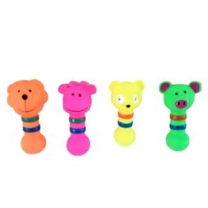 CT Animais de borracha com apito brinquedo cães R1576